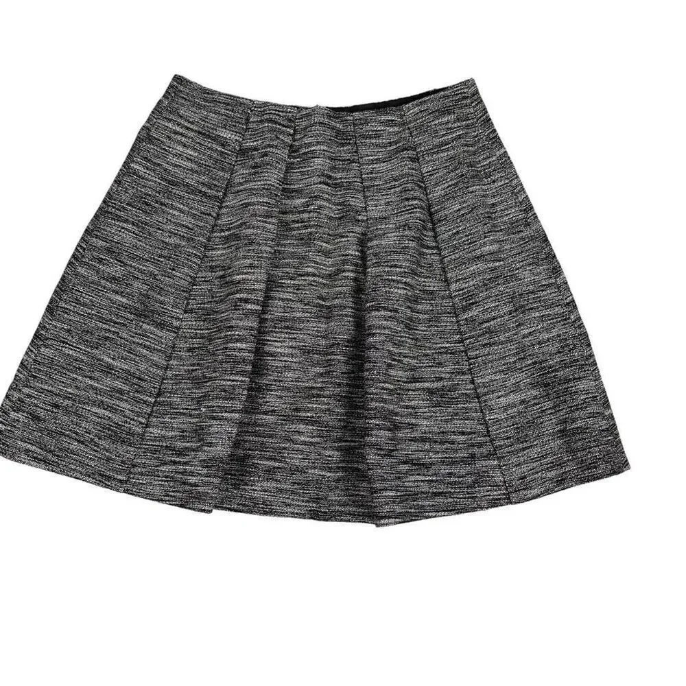 Madewell J. Crew Countdown Tweed Mini Pleated Skirt size 2
